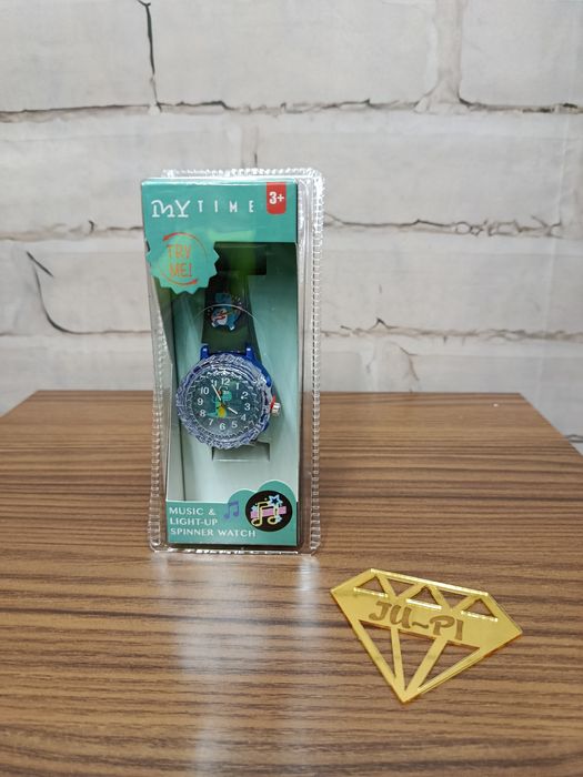 Zegarek dziecięcy MyTime – Muzyka, Światło, Spinner dinozaur