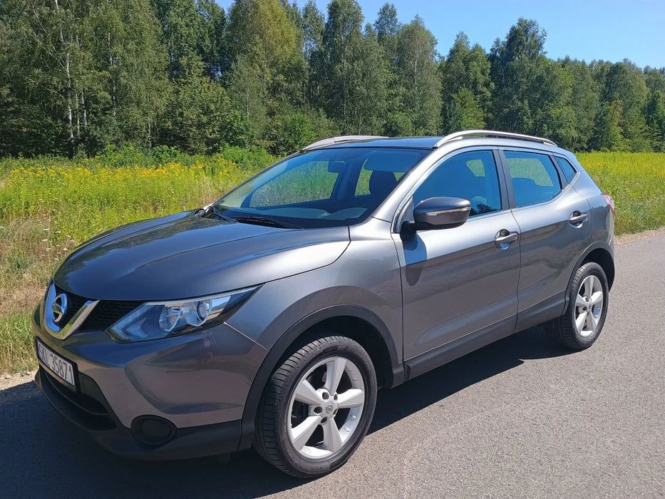 Nissan Qashqai 1.2 benzyna stalowy metalik stan bdb Faktura
