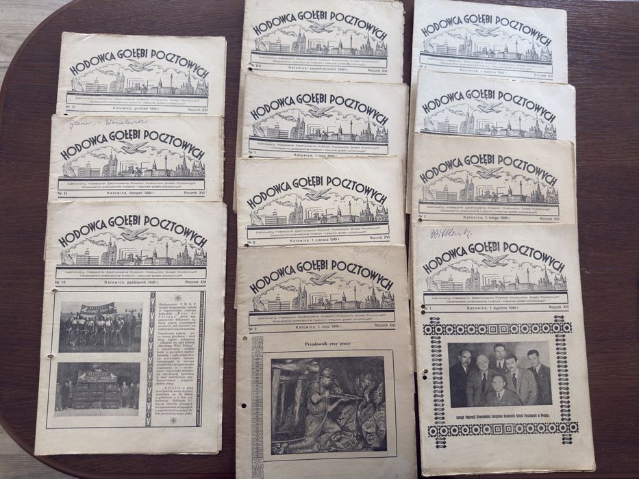 miesięcznik Hodowca Gołębi Pocztowych 1949r.