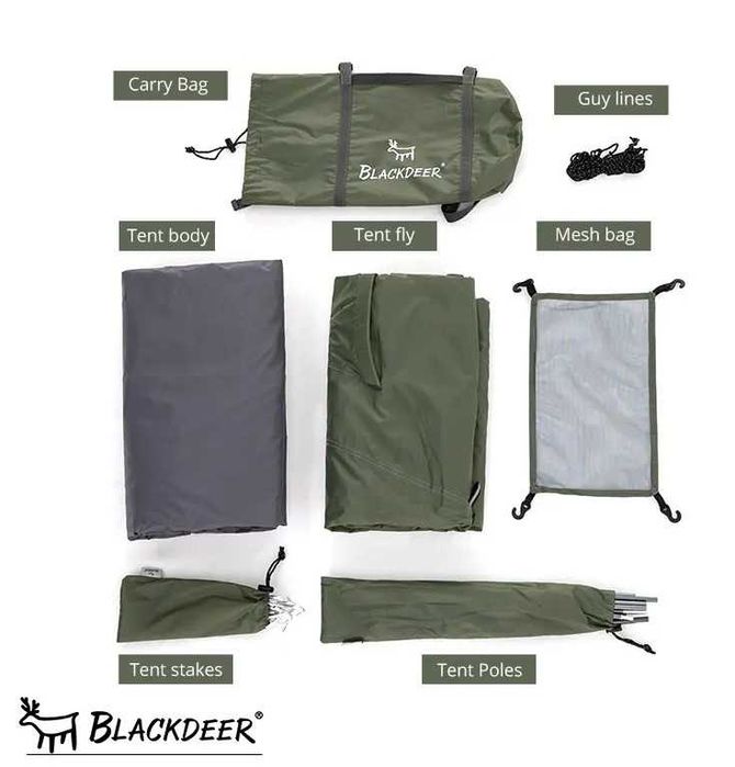 Палатка туристическая 3-местная Blackdeer Archeos — 4 сезона