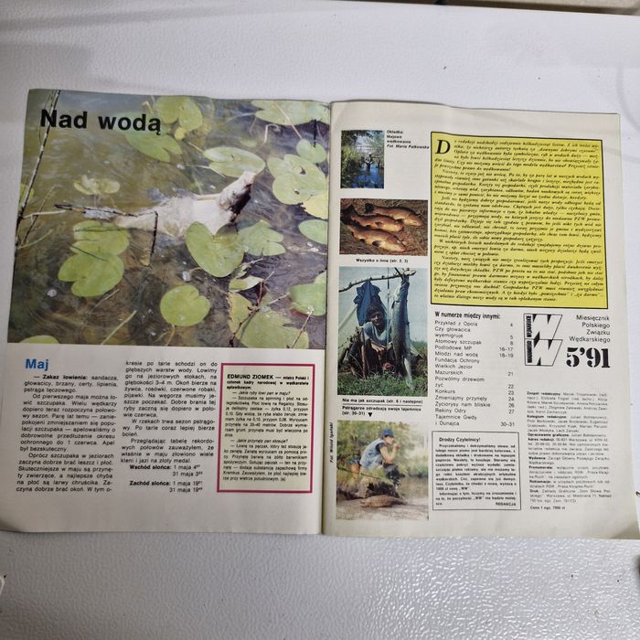 Wiadomości Wędkarskie 5/1991 | REKORDY POLSKI 1990 | Olsztyn 91
