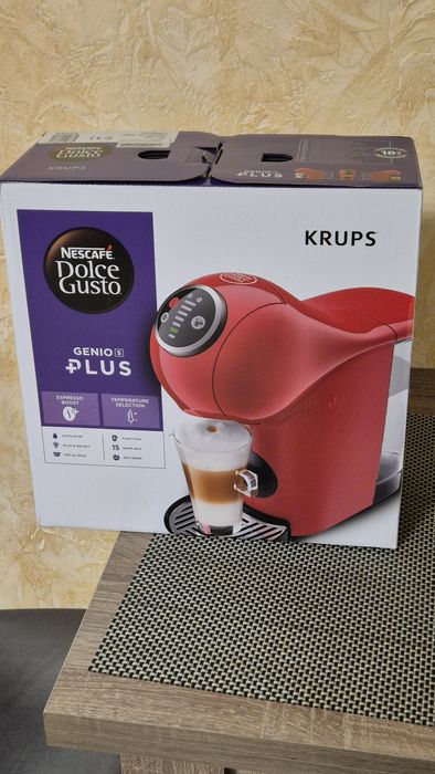 Кавомашина Nescafe Dolce Gusto KRUPS Genio S PLUS AUTOMATIC RED