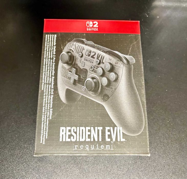 Comando Pro da Nintendo Switch 2 Resident Evil Requiem (Novo e Selado)