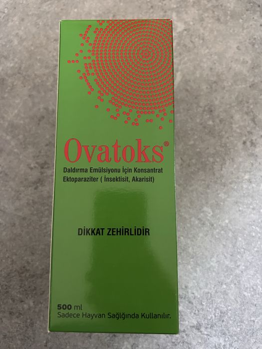 Pudełko po ovatox  amitraza 12,5 ( taktic kenaz scanatox)