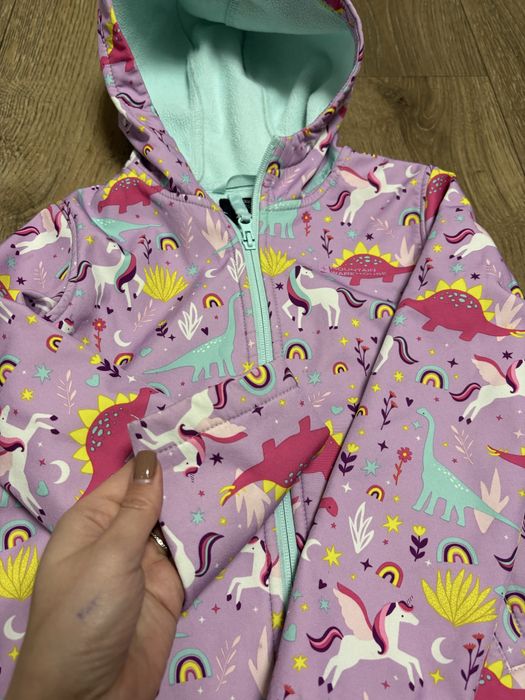 Куртка вітровка softshell для дівчинки 7-8 років