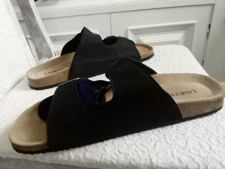prawie NOWE Lanetti sandały męskie 46 buty letnie klapki