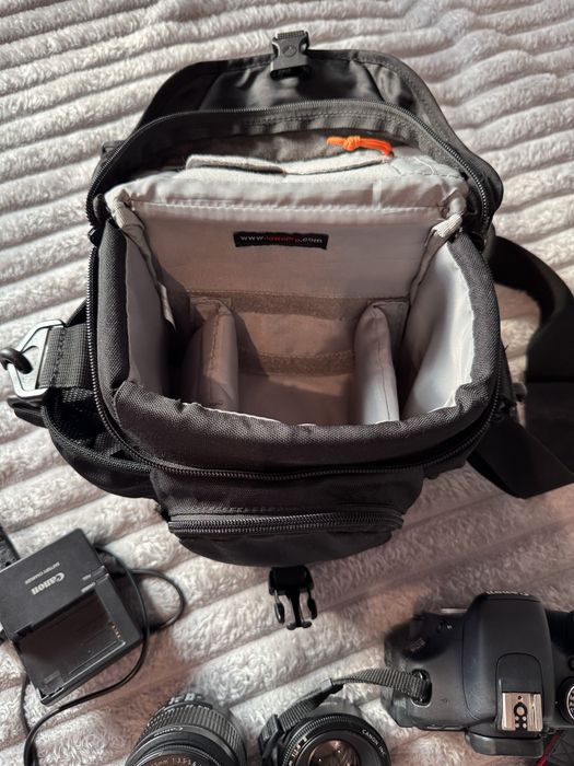 Zestaw Canon EOS 600D + 2 obiektywy + torba – kompletny zestaw!