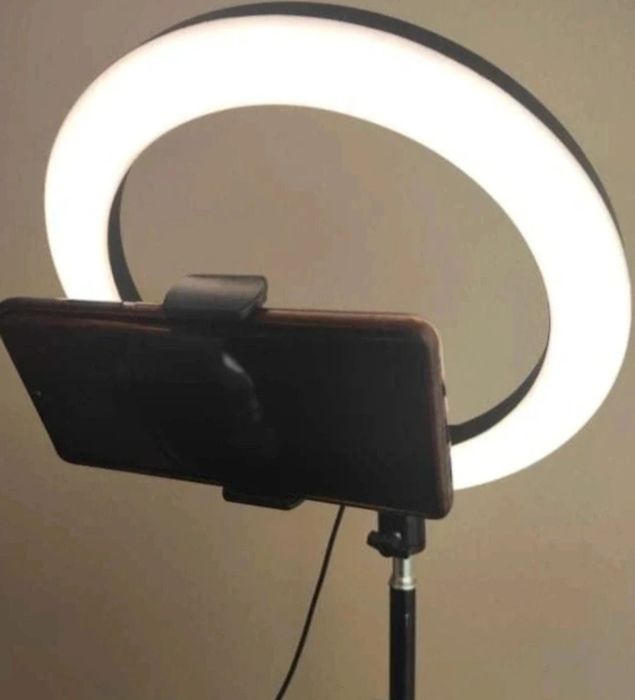 Duża, pierścieniowa lampa LED ring, statyw, do makijażu, rzęs, zdjęć