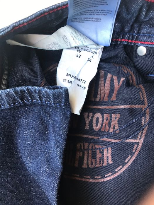 Spodnie marki Tommy Hilfiger, rozmiar na metce 32x34