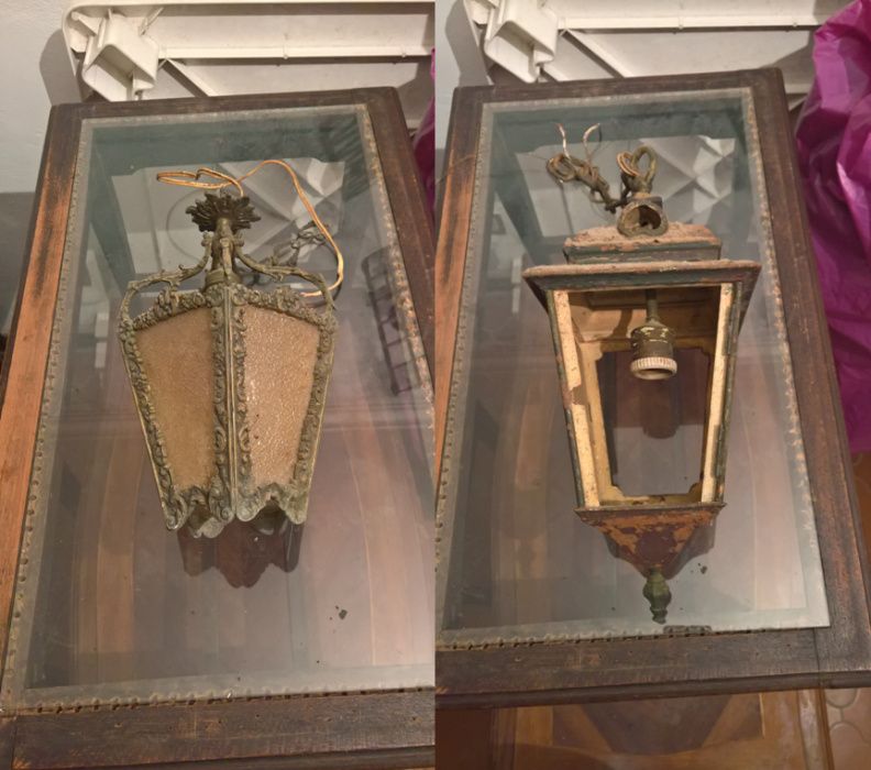 Candeeiros antigos vintage