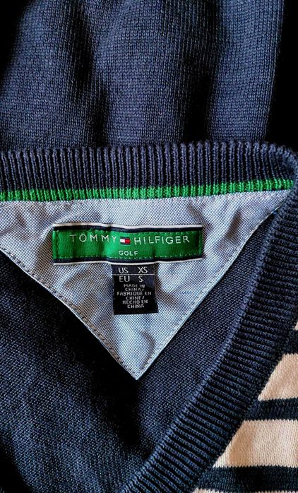 Tommy Hilfiger piękny męski sweter.
