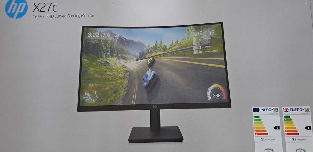 Monitor Hp X27c para peças