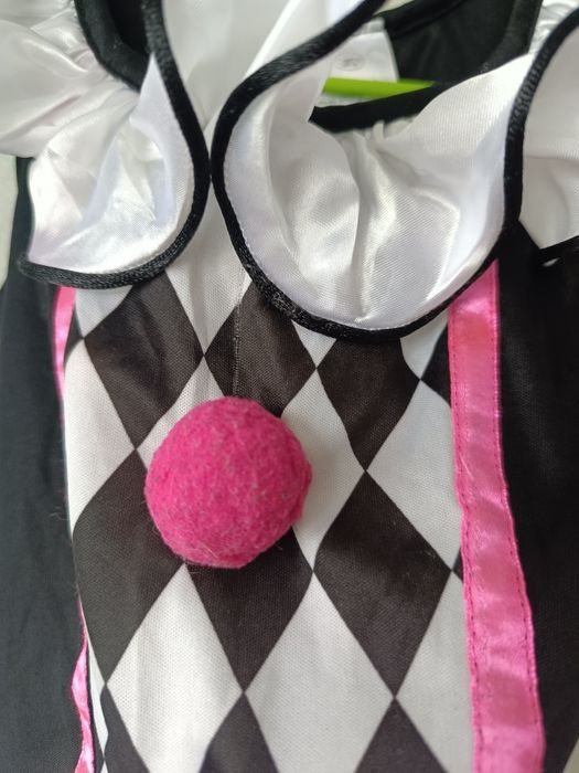 Платье клоуна, Харли Квин, арлекино на девочку на Хеллоуин