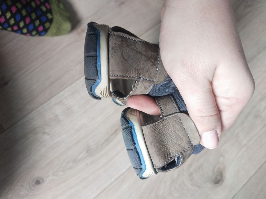 Szare sandały chłopięce Lasocki 32