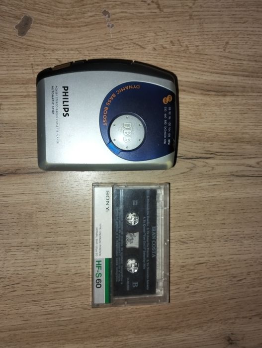 Leitor de cacetes com radio da Philips