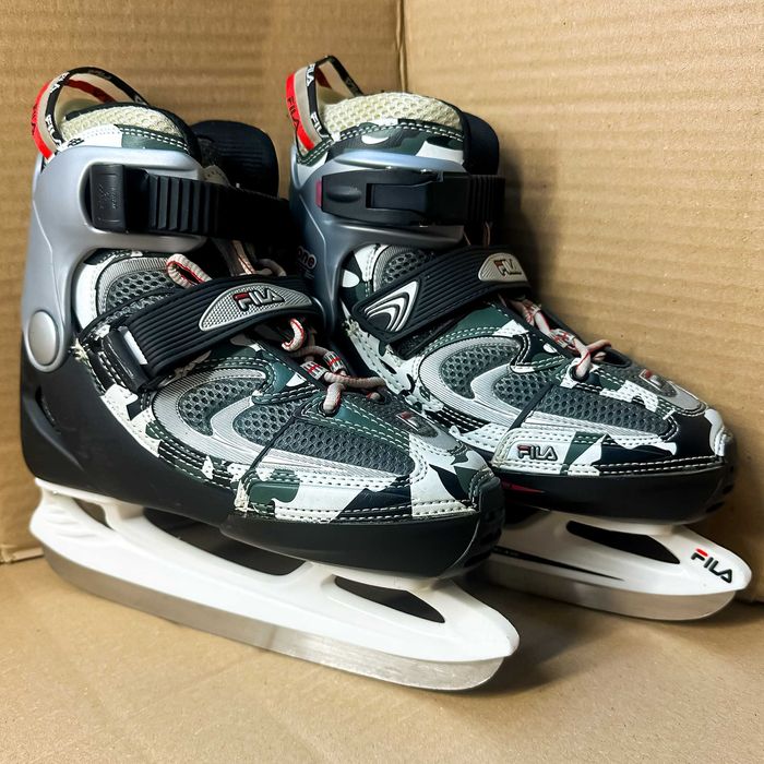 Łyżwy Dziecięce 32 - 35 Regulowane Używane FILA X ONE ICE DOSTAWA