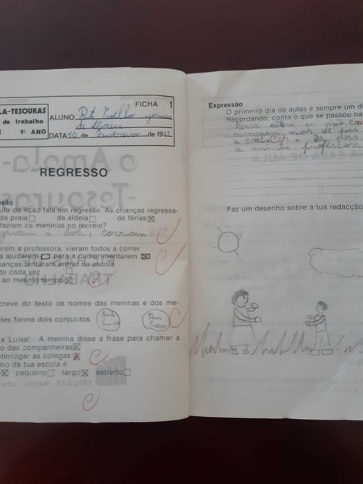 Old Schoolbook "The Scissor Sharpener" 198164730290031107123