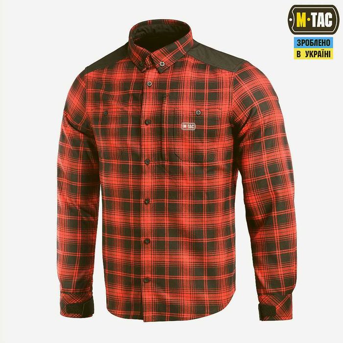 2 M-Tac сорочки Redneck Shirt Red/Black Black/Tan
