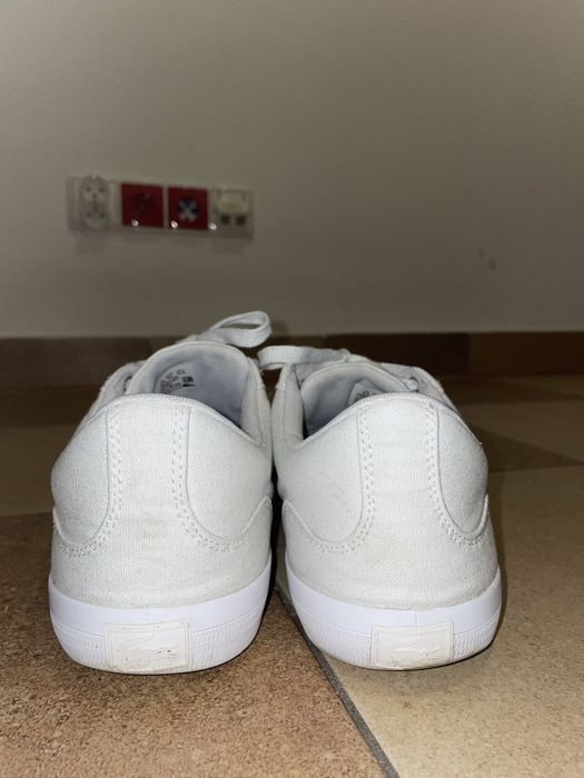 Buty lacoste białe