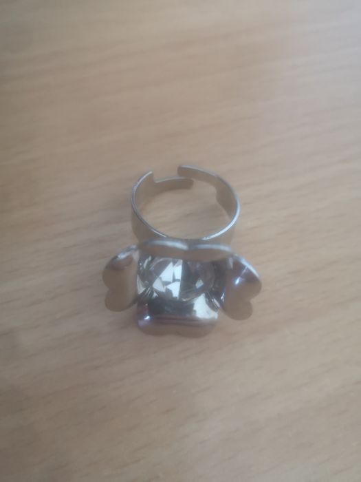 Pierścionek regulowany, róża