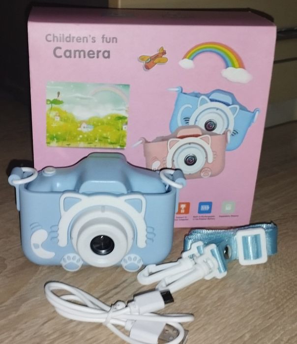 Детский фотоаппарат Котики фото, видео, рамки