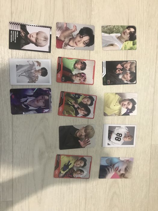 картки kpop стрей кідс, тхт