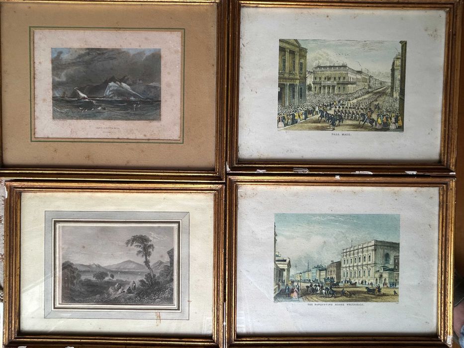 Set of 4 antique engravings64741319101315120