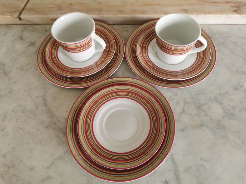 Conjunto Chá/Café/Leite (8 Peças) - Casa Home Collection