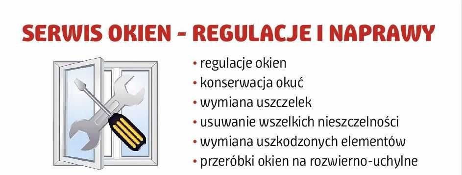 Serwis naprawa okien i drzwi, pcv i drewnianych. Złota rączka