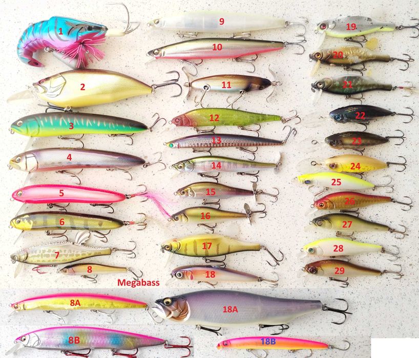Воблеры Megabass DEPS Daiwa