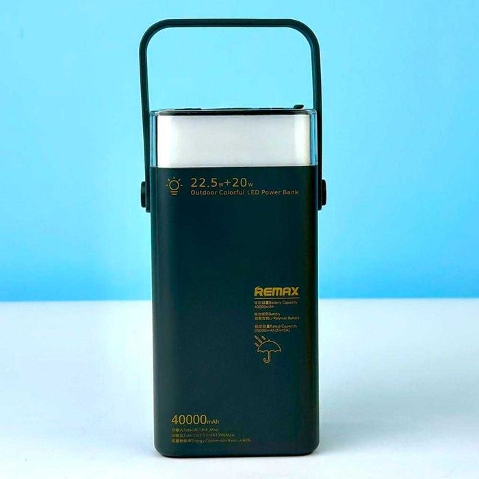 Павербанк Remax RPP-596 40000mAh 22.5W 2USB/2Type-C з швидкою зарядкою