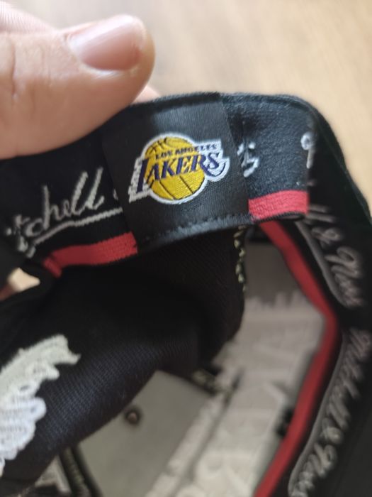 Czarna czapka Lakers Mitchell and Ness