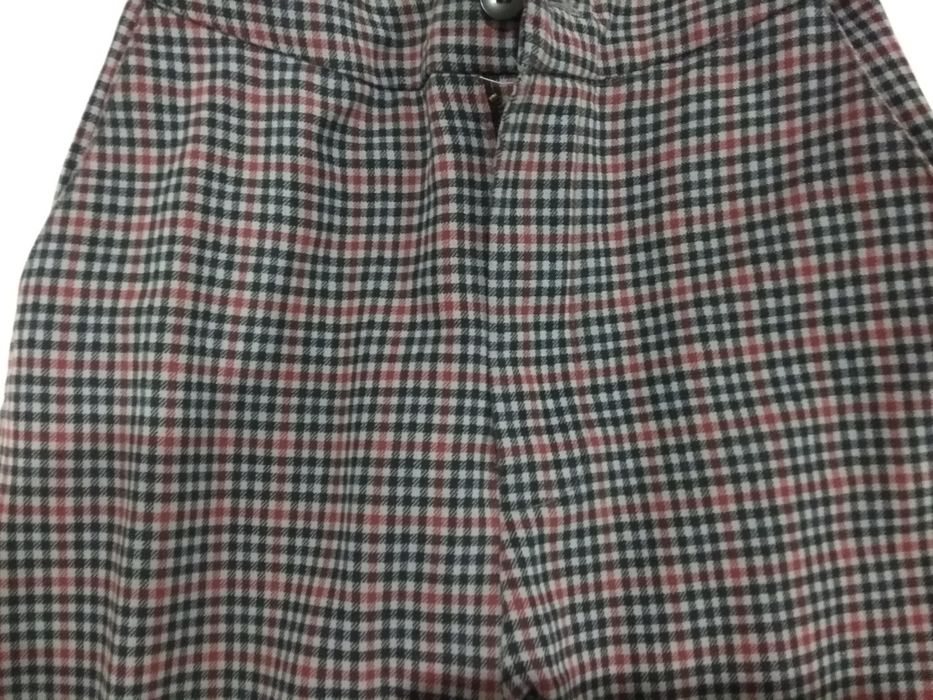 Calças fazenda xadrez Pull&Bear.TamM