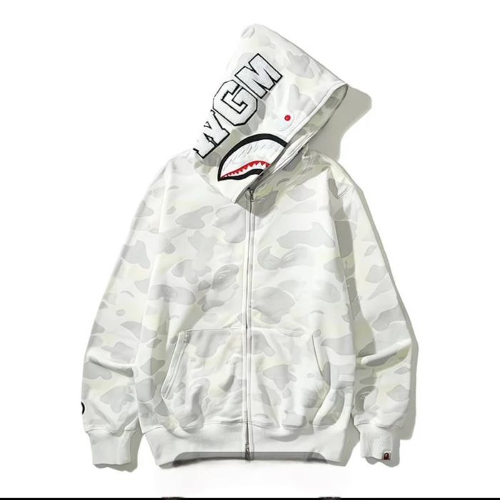 Зіпка Bape Camo Shark | Спортивна кофта Бейп | Bape худі чоловіче