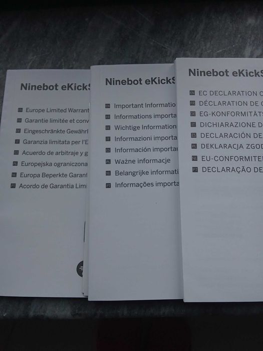 Trotinete Elétrica  - Segway- Ninebot, com pouco uso.