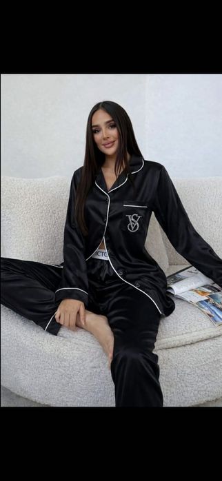 Piżama Victoria secret damska satyna