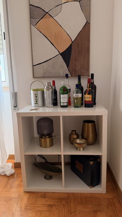 Estante multi funções Ikea ( branco brilhante )
