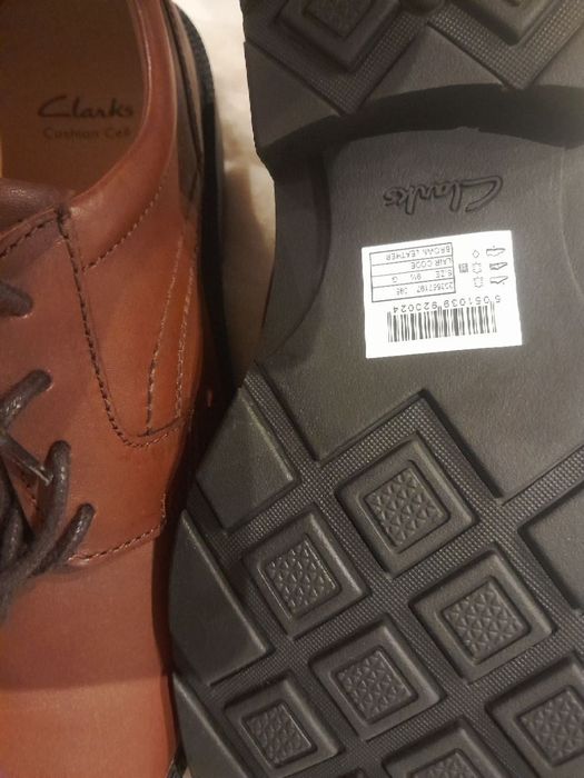 Чоловічі туфлі Clark's,  оригінал, розмір 8.5 G, 9G, 9.5G