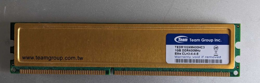 RAM оперативна пам'ять 1х1GB