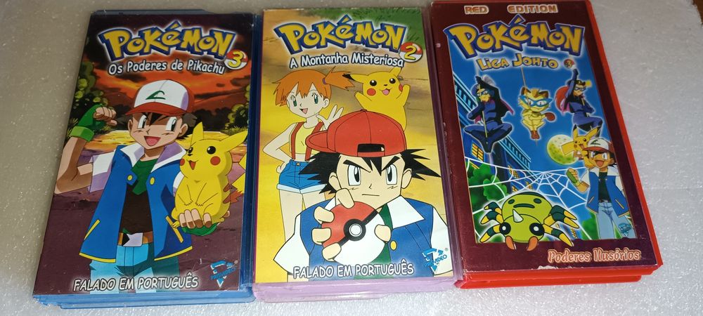 Pokémon 3 Antigas cassetes VHS 10 EUR unidade