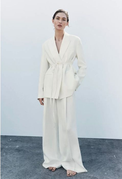 Піджак льняний  штани Zara оригінал