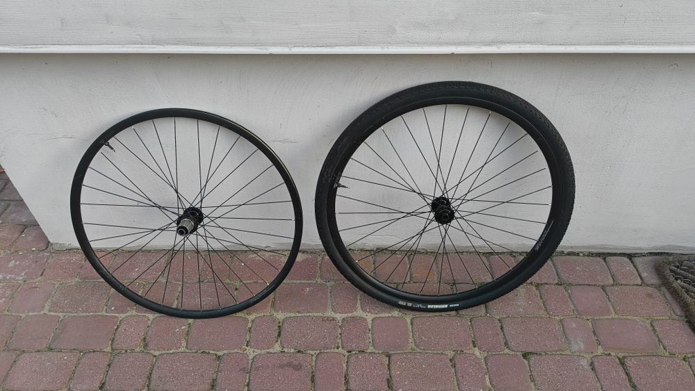 Koła aluminiowe przód oraz tył z meridy Silex 400