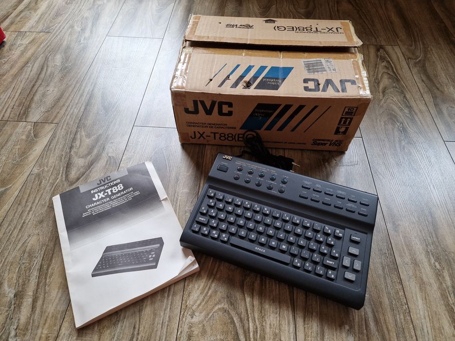 JVC JX-T88 Character Generator Edycja Video VHS