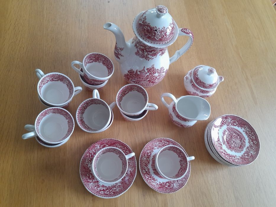 Conjunto de Chá Avon Cottage da Enoch Wedgwood Tunstall Ltd