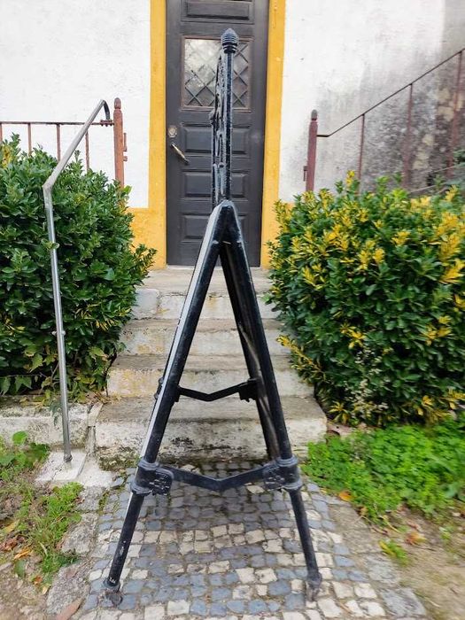 Expositor de rua único cartaz painel publicitário restauração café