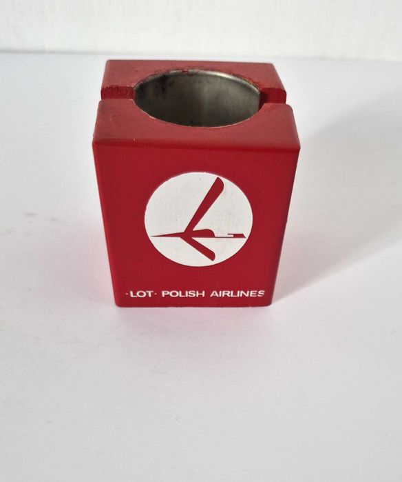 popielniczka LOT kolekcjonerska czerwona vintage