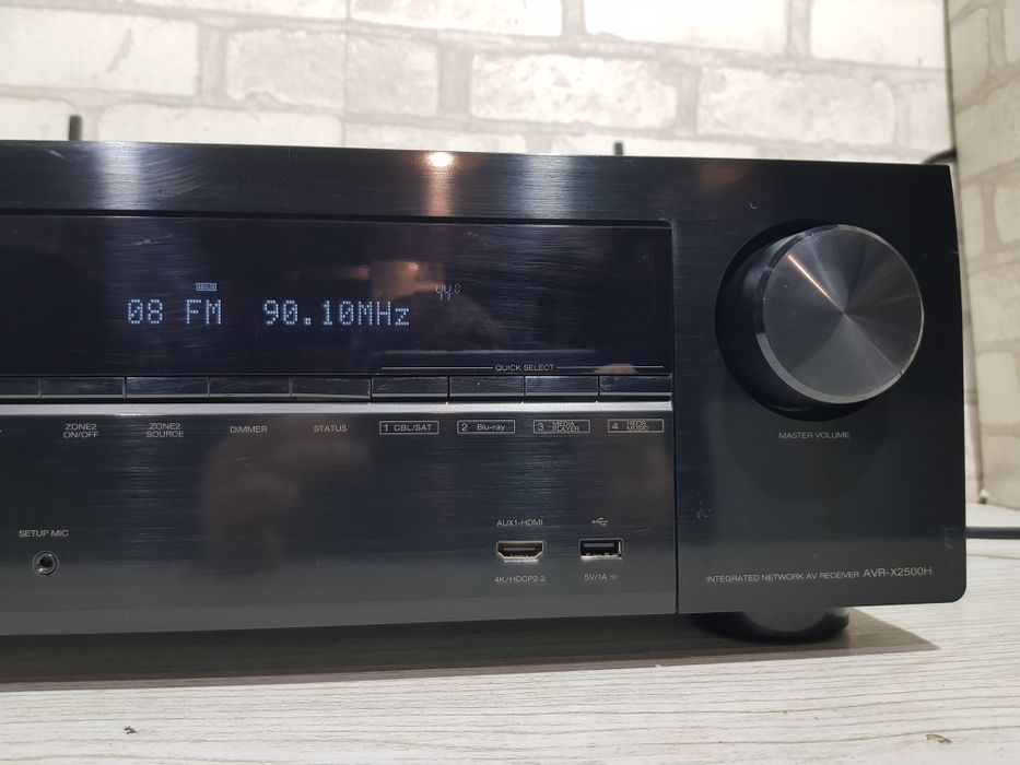 7.2 AV ресивер DENON AVR X2500, *7x150 Вт, Wi-Fi, BТ,HEOS,Alexa,Atmos