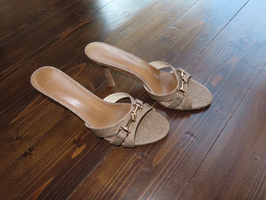 Жіночі мюлі на підборах (40 розмір)