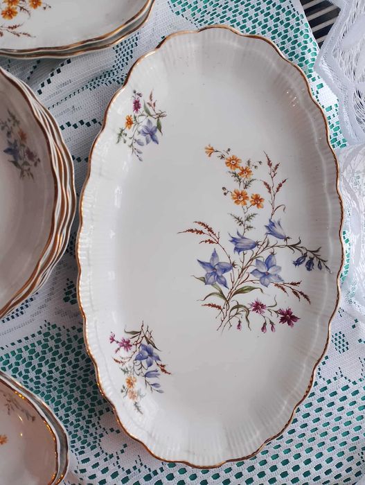Zestaw Półmisków na przekąski Porcelana Wałbrzych