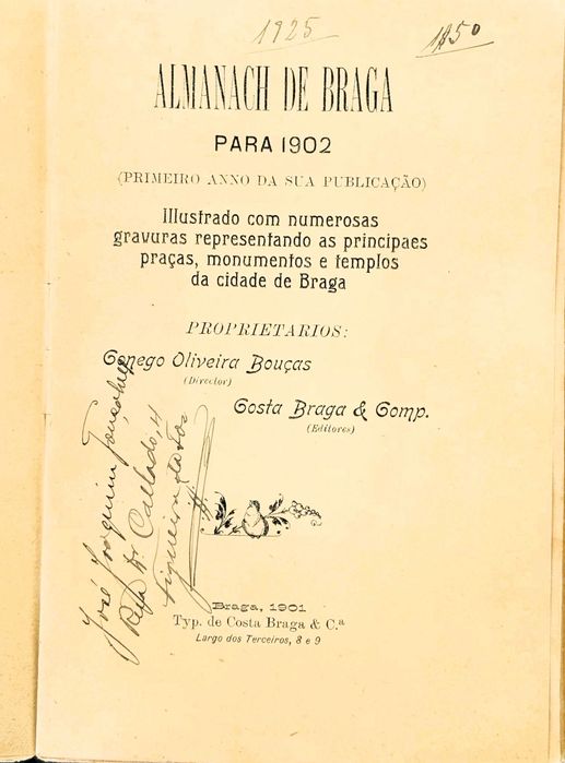 Almanach de Braga Illustrado - 1902